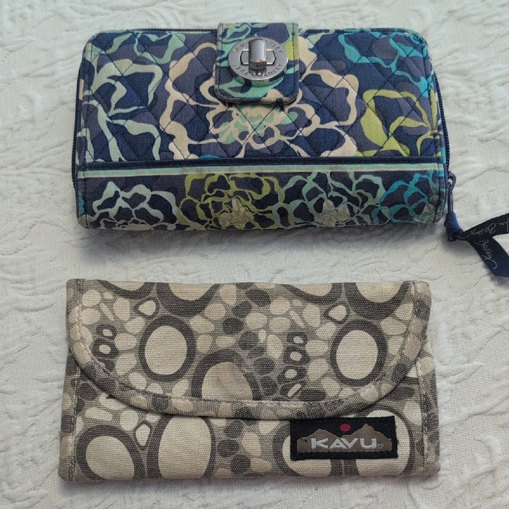 KAVU Floral and Vera Bradley Wallet Set
